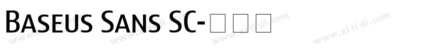 Baseus Sans SC字体转换